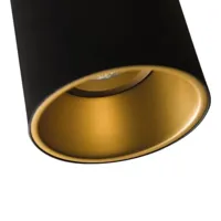 modular lighting -   montage externe lotis noir structuré / or modern métal